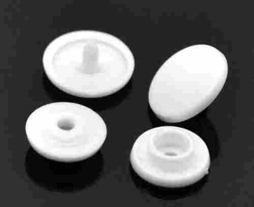 White Plastic Snap Button