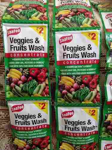 Fruit And Vegetable Wash Sanitizer Sachet (6 Ml)