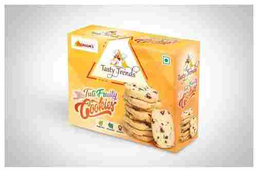 Square Shape Tuti Fruity Biscuits