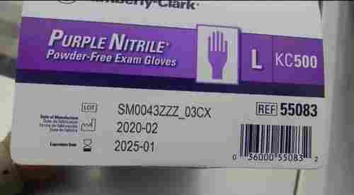 Purple Color Kimberly-Clark Nitrile Gloves
