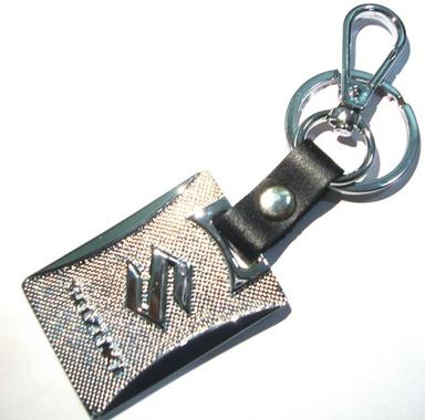 Metal Silver Promotional Maruti Key Chain