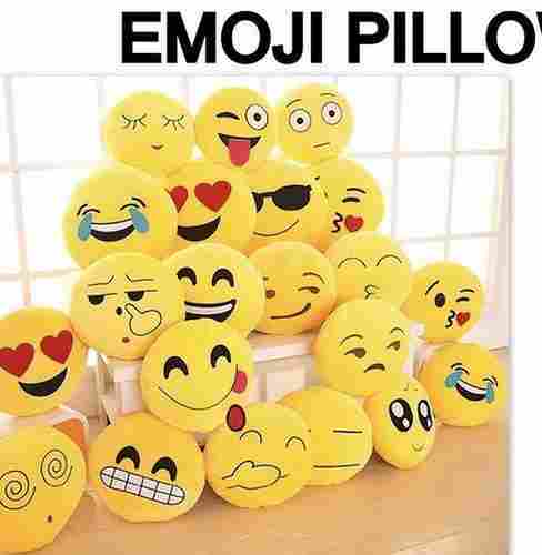 Yellow Smiley Emoji Pillow
