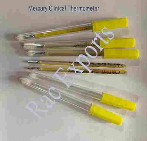 Clinical Mercury Thermometer with High Accuracy