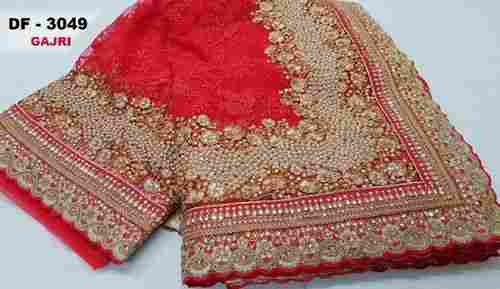 Net Full Embroidered Saree