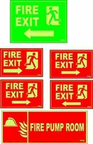 Rectangle Fire Safety Signage