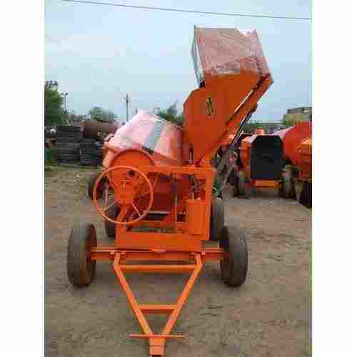 Diesel Engine Concrete Mixer With Hydraulic Hopper