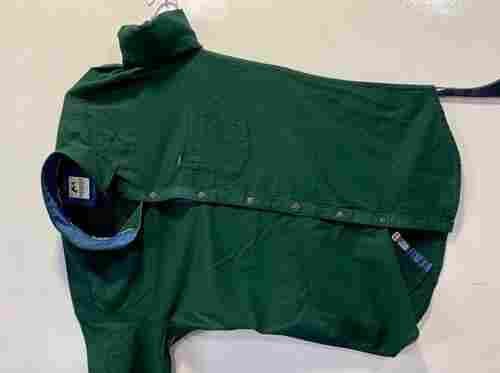 Men Deep Green Solid Color Casual Shirt 11