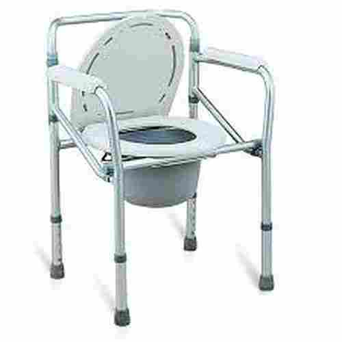 Robust Construction Folding Commode Chair