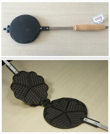 Shengri Cast Iron Waffle Maker Application: Gas Stove