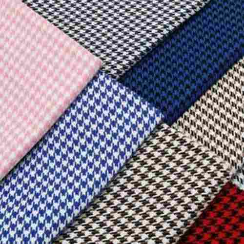 Houndstooth Wool Fabric For Garment And Home Furnishing