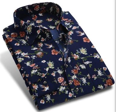 Everland Print Male Shirt Collar Style: Straight