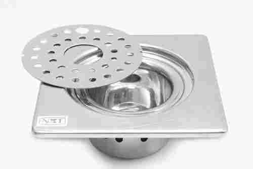 Nexa Stainless Steel Cockroach Trap Floor Drains Two Piece With Hose Hole