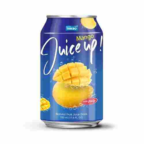 330ml Canned Mango Juice Drink with Pulp
