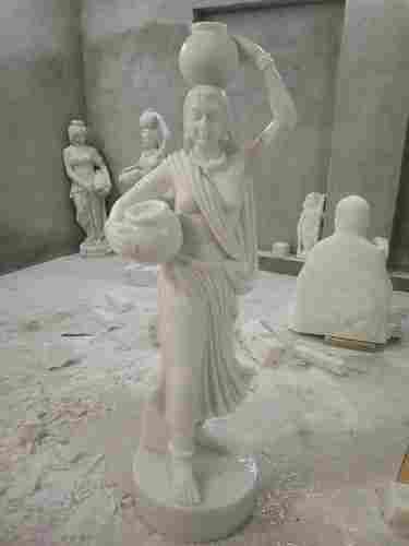 Attractive Lady Marble Statue