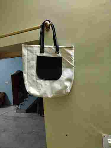 Black And White Canvas Tote Bags
