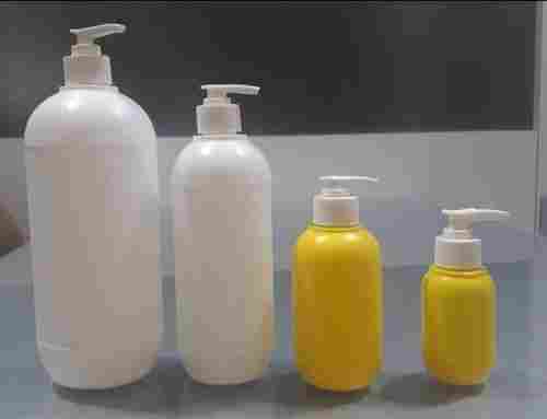 Round Cylindrical Bottles With Lotion Pumps
