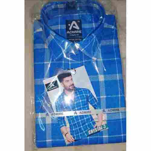 Mens Checked Party Wear Shirt
