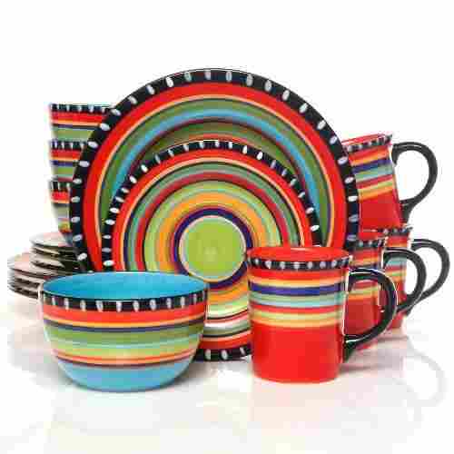 Hand Painted Colorful Design Tableware Set