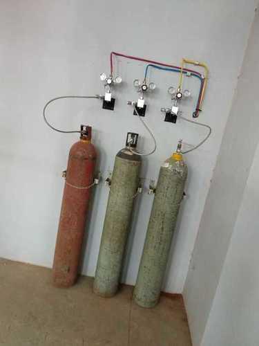 General Cylinder Oxygen & Nitrogen Gas Line Connection