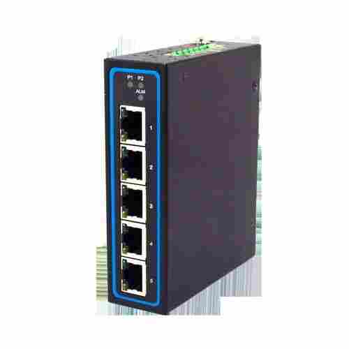 Atop Black EHG7305 Industrial Unmanaged Fast Ethernet Switch