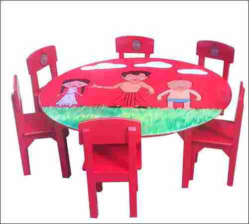 Preschool Round Table And Chair Set