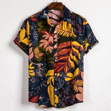 Mens Cotton Multicolor Beach Shirt Age Group: All Age Group