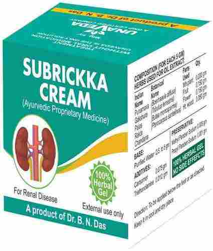 Subrickka Cream for Kidney Disease