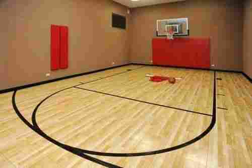 Indoor Wooden Basketball Court
