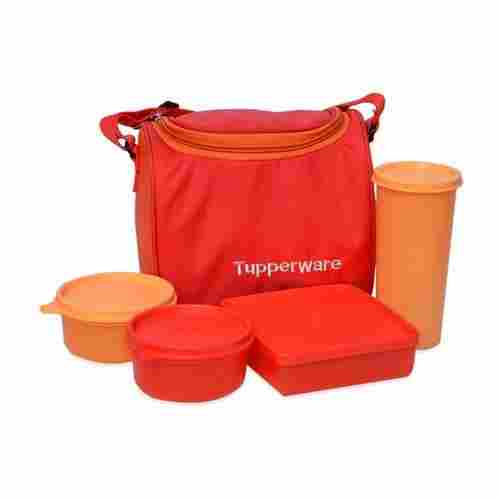 Tupperware Plastic Lunch Box Set