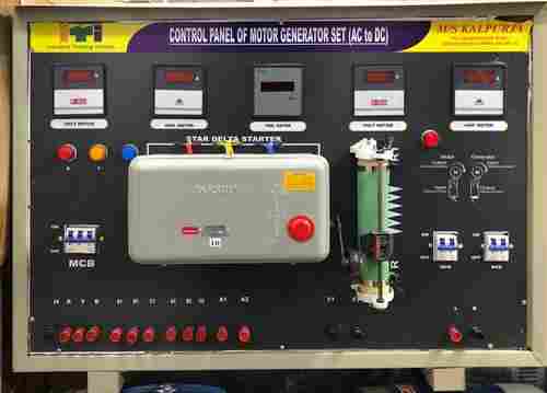 ITI College Control Panel of Motor Generator Set AC To DC