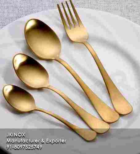 Standard Size Gold Steel Spoon
