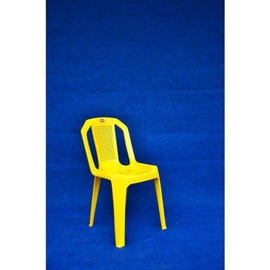 Bharat Yellow Plastic Armless Chair