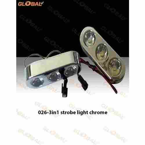 026-3 In 1 Strobe Light Chrome