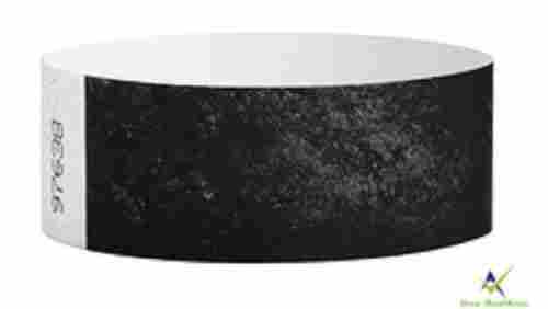 Black Colour Paper Wristband