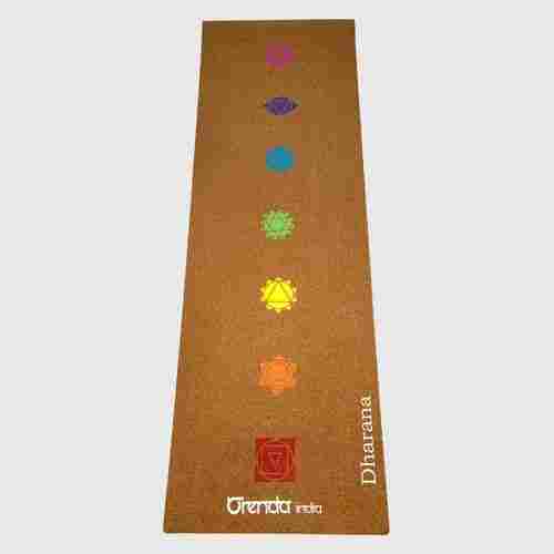 Orenda India Dharana Cork 7 Chakra Yoga Mat