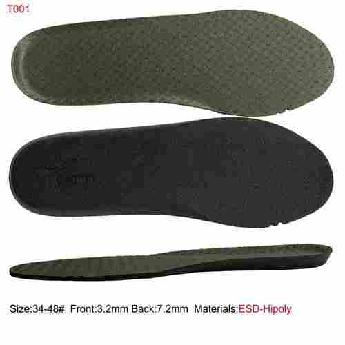 Anti Static ESD Hipoly Insoles for Safety Shoes