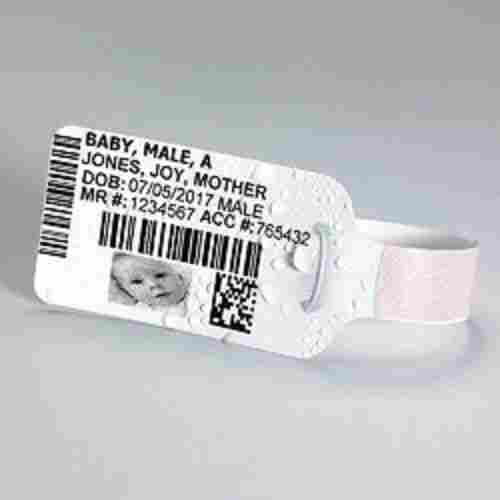Baby Patient Wristband - White
