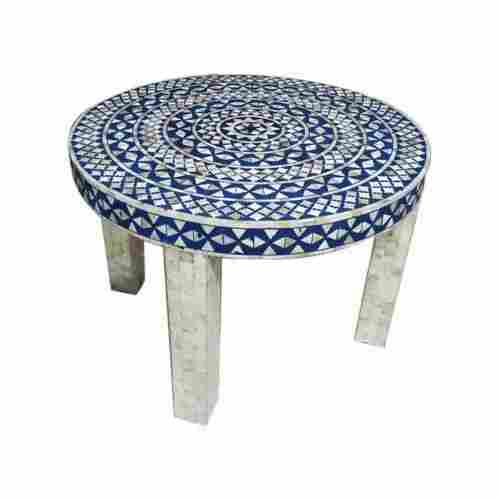 Mother of Pearl Round Coffee Table