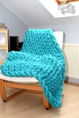 Hand Knitted 100% Merino Wool Top Blanket Age Group: Babies