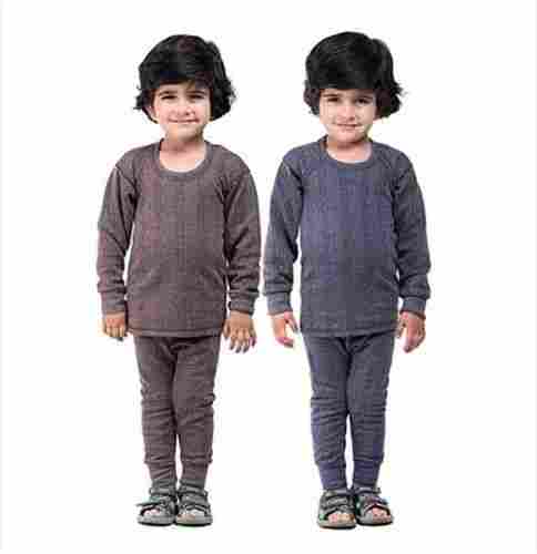 Kids Plain Casual Wear Thermal