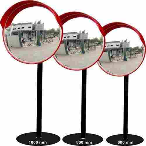 Red PolyCarbonate Road Convex Mirrors