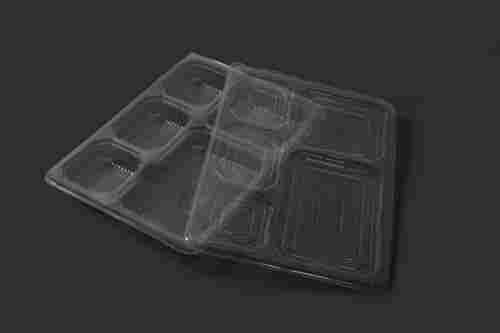 Disposable Plastic Meal Tray 5 Cp