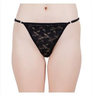Black Bruchi Club Lace G String Panty