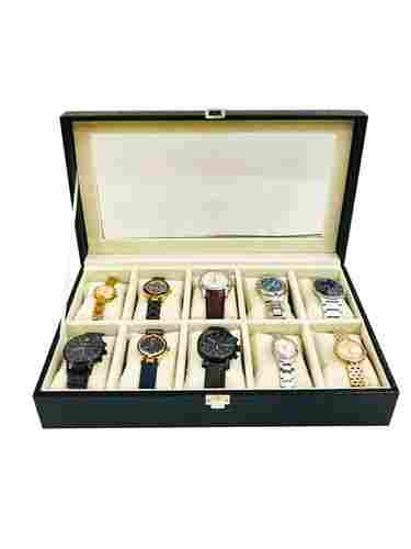 LA Trove 10 Slot Watch Display Box Case