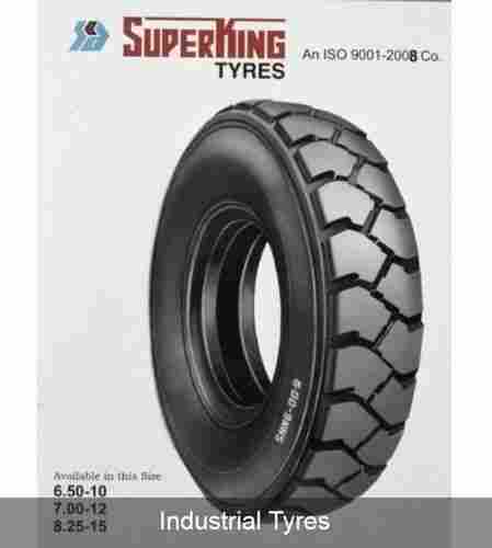 Superking Industrial Black Rubber Tyres
