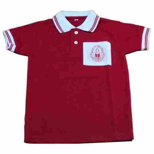 Polo Neck School T Shirt
