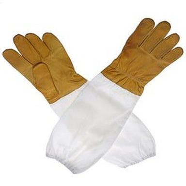Yellow Skin Friendly Beekeeping Hand Gloves