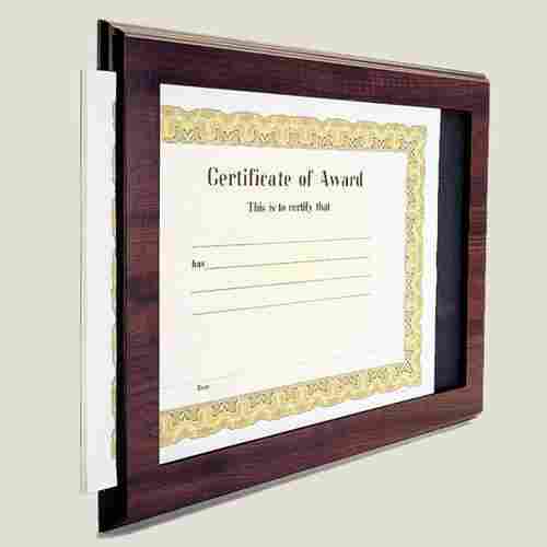 Customized Printed Certificate Plaque
