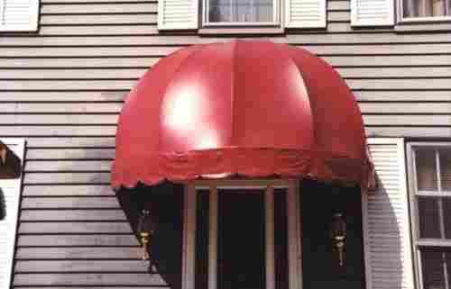 Red Color Dutch Canopy Awnings