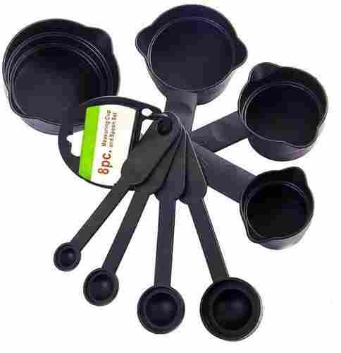 8 Pcs Measuring Spoon Black
